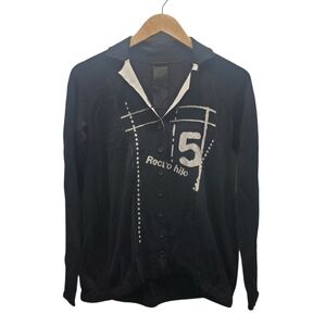 Studio Rundholz Black Label Graffiti Print Sweater Sz XS